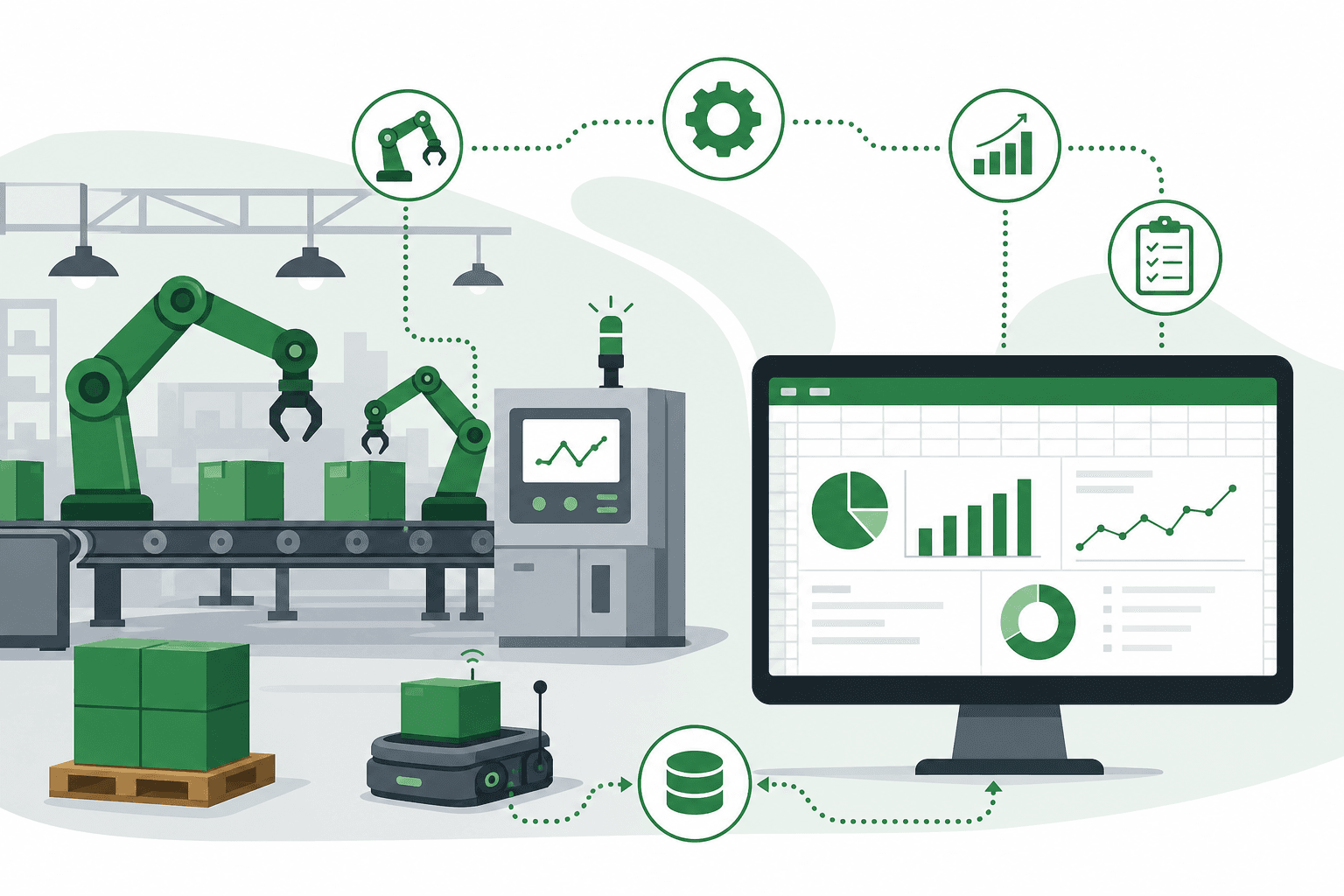 Illustration: Energy & Utilities workflow automation project built in Google Workspace
