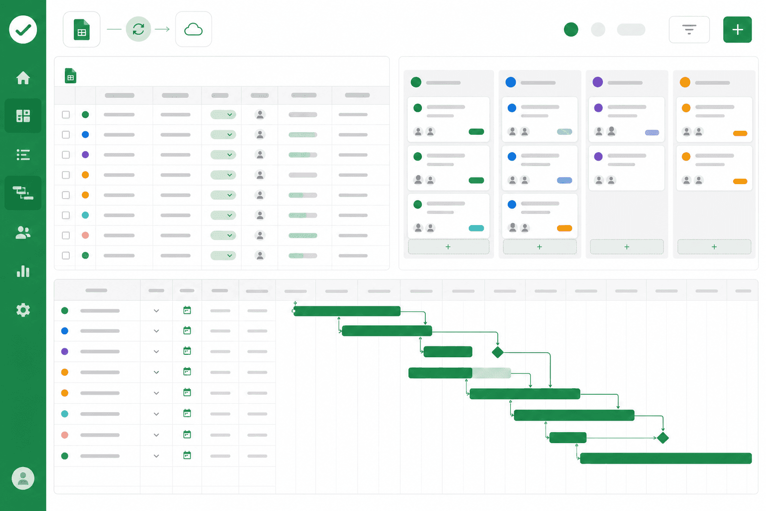 Automation monitoring dashboard